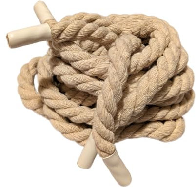 OKODOKO Par de cordones gruesos de cuerda de color beige/crema/marrón con cordones de goma, 160 cm de largo, 10 mm de grosor, perfectos para Air Force 1 y zapatillas personalizadas, cordones gruesos