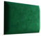 Muralo - Samt Wandkissen Stoff Polster-Paneel für Schlafzimmer Wohnzimmer Bett Wandpolster Bettkopfteil Lendekissen Modern Luxus Gepolstert Magic Velvet (Flaschengrün, 50 cm x 40 cm)