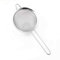 CHEFZOCO Colador de cocina con mango, Escurridor acero inoxidable,Cedazo de acero con mango, Tamiz de cocina, Longitud 20 cm, Diámetro colador 6.5 cm, Fondo colador 3.5 cm, Acero inoxidable