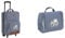 LÄSSIG Kinderkoffer Trolley Reisekoffer mit Teleskopstange und Rollen & Kinder Kulturtasche Waschbeutel Waschtasche Kulturbeutel zum Hängen, 20 cm/Mini Washbag Adventure Tractor