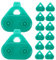 MILISTEN 30St Gartenständer befestigung fixierung Pflanzstützen Schwarzer Clip für Schattennetz Sonnenschutz-Netzschnalle Sonnenschutznetz Mehrzweck-Clips Clips für Schattennetze Abs