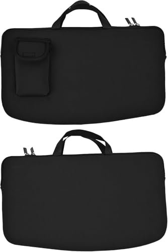 AF-WAN Carrying Case for Logitech Wave Keys Wireless Ergonomic Keyboard - Water Resistant, Shockproof and Dustproof (Black)