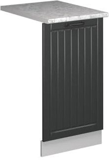 Vicco Panel Frontal del lavavajillas Fame-Line, Antracita casa de Campo, 45 cm, ET Mármol
