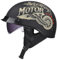 Halbschale Jet-Helm Motorrad Halbhelme Brain-Cap Motorrad-Helm Roller-Helm Retro Motorrad Half Helm für Erwachsene Herren Damen Cruiser Biker Moped-Helm DOTECE Zulassung 5,M=57~58CM