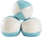Playtastic Jonglier Bälle: 5er-Set Jonglierbälle, blau-weiß, weiche Granulat-Füllung (Artisten-Ball, Jonglier-Ball-Set, Anti Stress)