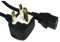 1.8m Kettle Lead - IEC (C13) to UK Mains (3 pin) Cable - 5A (amp) - Moulded - Black Coloured - Approve by A.S.T.A - N14586