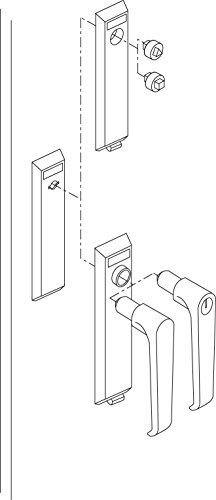 Inserto triangulo 8mm Inox