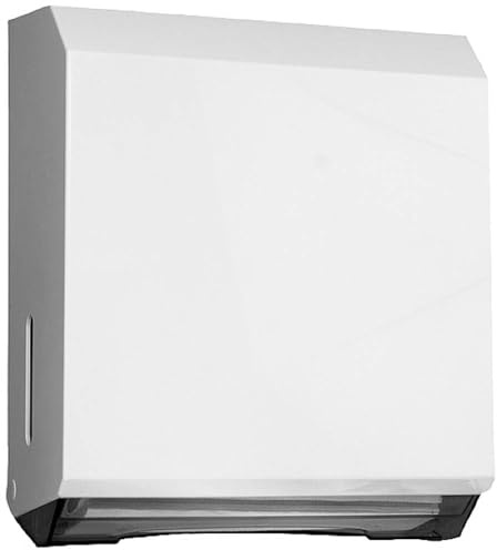 CWS 903111900 Novoclean Faltpapierspender Typ B201 Einzelausgabe bis zum letzten Blatt, abschließbar Material: Kunststoff, Farbe: weiß Maße (BxHxT): 29,0 x 34,0 x 13,3 cm