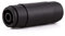 auna PA-Kabel-Verbindung/PA-Stecker-zu-PA-Stecker-Adapter 2x weiblich mit Knickschutz Metallgehäuse schwarz