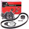 GATES KP25454XS Wasserpumpe + Zahnriemensatz Zähnezahl: 87 17 mm mit Wasserpumpe