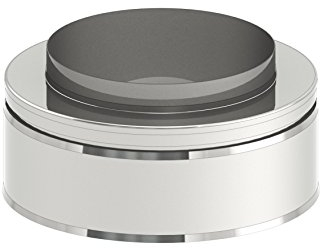 Mündungsabschluß für doppelwandige Schornsteine DW; Innen/Außen je 0,5 mm Wandstärke; Ø 150mm Innendurchmesser, Edelstahl