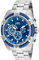 INVICTA Herren Analog Quarz Uhr mit Edelstahl Armband 25513