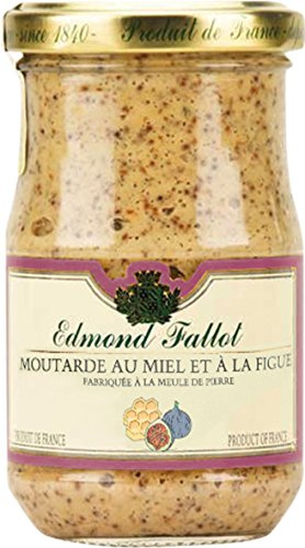 Edmond Fallot - Senf mit Feigen und Honig (Moutarde au Miel et à la figue) im Glas, 105 g
