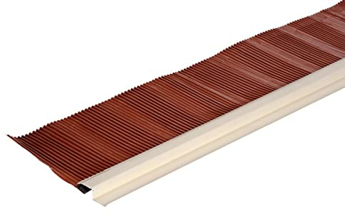 Solin mastic laqué sable avec bavette Aluminium ROUGE TUILE 200 mm - 2M