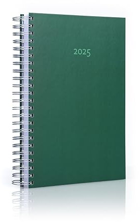 2025 Der GROSSE Dicke – DIN A4 Kalender - MOOSGRÜN (dunkelgrün) von edition cumulus – MADE IN GERMANY - großzügiger Platz für deine täglichen Termine - perfekt für Büro und Zuhause…