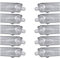 Pureled LED Feuchtraumleuchte Wannenleuchte für Keller Werkstatt - 10x T8 LED 60cm 9W 4000K G13 Bürolampe (Neutralweiß)