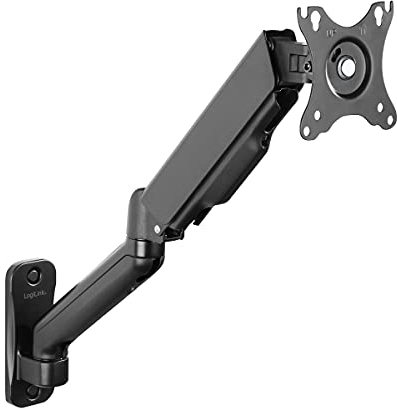 LogiLink BP0145 - Monitorwandhalterung, 17–32, Gasdruckfeder, 90–540 mm, Schwarz