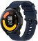 Yikamosi Cinturino Compatibile con Xiaomi Watch S1 Active,22MM Sgancio rapido Silicone Chiusura in acciaio inossidabile Cinturino di Ricambio per Xiaomi Watch S1 Active/Watch Color,Blu notte