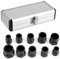 Impact Bolt and Nut Extractor Set,10Pcs/Set Remover Nut Extractor Socket Tool for Removing Damaged, Dead, Rusted, Rounded-Off Bolts, Nuts & Screws