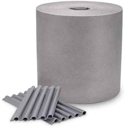 Cover It Gris Occultant Cloture 19x33cm - Brise Vue Jardin - Brise Vue Grillage Rigide - Lamelles Occultation - Différentes Tailles et Couleurs Brise Vue Occultant