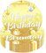 YAAVAAWGold Happy Birthday Party Paper Plates 7”for ,,,,,10Pcs 18cm Disposable Tableware Birthday Plates,Happy Birthday Table Decor Plates for Him,Her Birthday Party Supplies