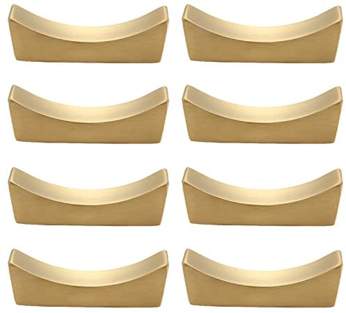 Zelerdo 8 Pieces 304 Stainless Steel Chopstick Holders Chopstick Rest (Gold)