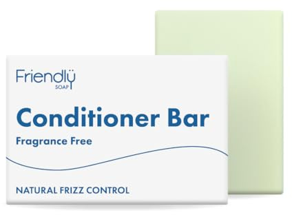 Friendly Soap Natural Fragrance-free Conditioner Bar 90g