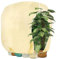 Lohofrnny Winterschutz für Pflanzen, Atmungsaktiv 80g/m² Frostschutz Pflanzenabdeckungen mit Reißverschluss & Zugband, Reißfest Wiederverwendbar ((190x220cm)*1pcs, Beige)