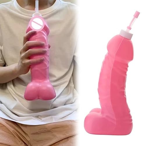 Gehanico Penis Bong Lustige Party Gadgets Große Penis Wasserflasche Dekorationszubehör für Junggesellinnenabschiede Penis Glas Erwachsenen Scherzartikel Hen Party (1 Stück)