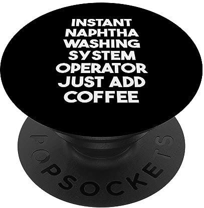 Sofortiger Naphtha-Waschanlagen-Betreiber, einfach Kaffee hinzufügen PopSockets mit austauschbarem PopGrip