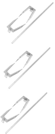 Sosoport 3 Pièces Cuisine fourchettes à Broche Barbecue Gril friteuse à air Fournitures de Cuisson Outil de friture Universel Fourchette à Viande cuisinière Faire Tourner Accessoires