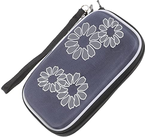 CIYODO Gehäuse Für Laufwerk Mit Tragetasche Hartschalenkoffer Zur Aufbewahrung Von Speichermedien, USB-Sticks Und Kabeln