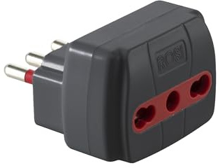 Adaptateur Rosi 2P+E 1016A 250V noir - RS78026T