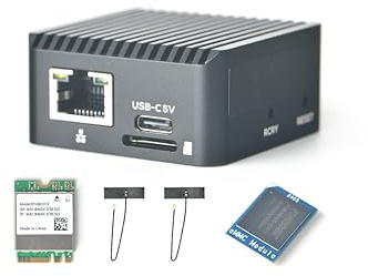 NanoPi Zero2 Mini routeur d'ordinateur Fast GbE, 1 Go/2 Go LPDDR4X RAM Mali-450, décodeur 4K H265/H264, port Gigabit Ethernet, appareil intelligent IoT (2 Go LPDDR4x RAM, 32 Go eMMC, avec module WiFi