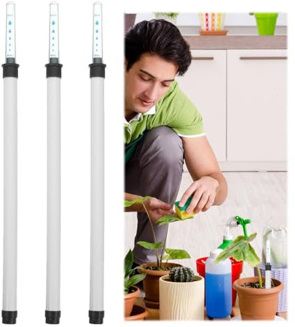 BDHYYM 3 Stück Wasserstandsanzeiger Pflanzen 36CM, GießAnzeiger Zimmerpflanzen, Pflanzen Wasseranzeiger für Blumenkästen Topfpflanzen Gartenarbeit
