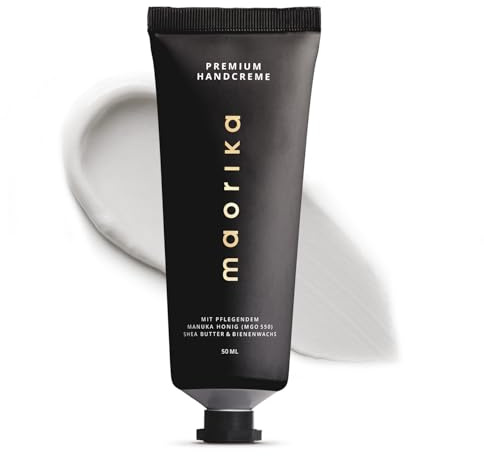 maorika – Handcreme mit Manuka Honig 550+ Sheabutter & Bienenwachs – 50 ml | für trockene & beanspruchte Hände, reichhaltig & pflegend