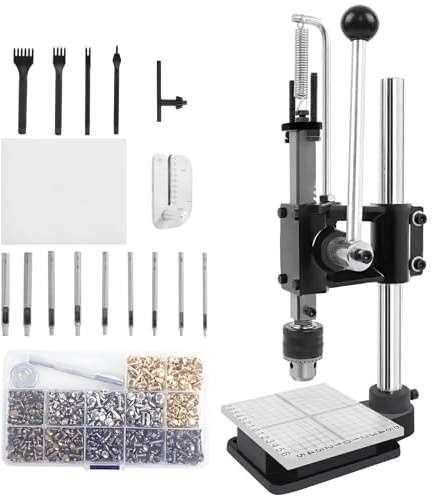Leather Press Machine,Hole Puncher for DIY Leather Craft