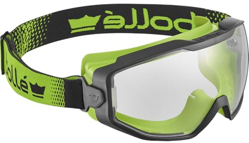 Bolle Montura en PC/TPR Black/Green Estanca, for Users, Ideal for Everyday Use, with Black