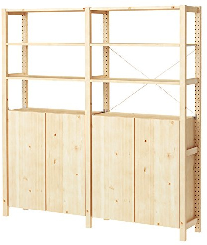 ProTuning IVAR 2 Sektionen/Regale/Schrank, Kiefer, 174x30x179cm