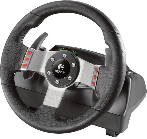 Logitech G27 - Volante/mando (Ruedas + Pedales, Alámbrico, PC, Playstation 2, Playstation 3, USB 2.0, Pentium processor or compatible, Negro)