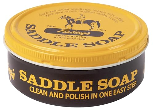 Fiebing's Saddle Soap Yellow Polish Cleans Leather Renew Revive Color 12 oz