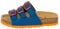 Lico Herren Bioline Kids Pantoletten, Marine Orange, 42 EU