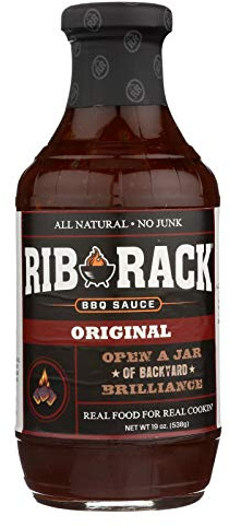 Rib Rack Original BBQ Sauce, 19 Ounce (Pack of 6)