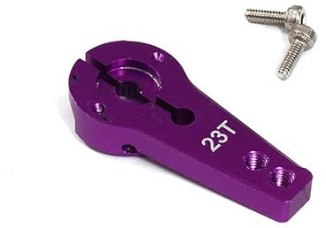 Integy RC Model CNC Machined Alloy Servo Horn 23T Designed for KO & JR Servo (r=20, 24mm)
