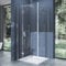 doporro Eck-Duschkabine Eckdusche Rav05K 100x120x190cm Duschabtrennung ESG-Sicherheitsglas Klarglas inkl. Easy-Clean-Beschichtung
