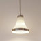Lampenlux LED Pendellampe Pendelleuchte Basco Glasschirm Opal weiß Fassung E27 Ø 18,5cm