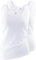 Yenita® 2 Stück Damen Unterhemden-Tank Top mit dezent glänzender Satinband-Einfassung, Gr. 48/50 (XL) - Weiß