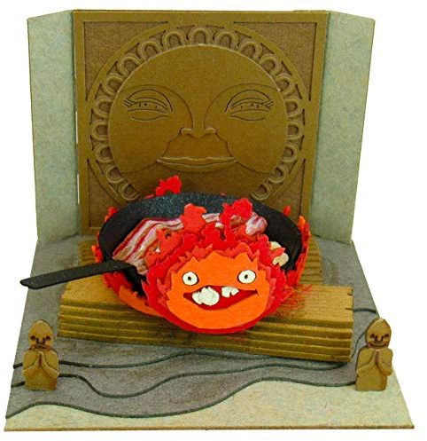 Studio Ghibli mini Howl's Moving Castle mosquitoes Lucifer and the bacon and eggs MP07-33 non-scale paper craft