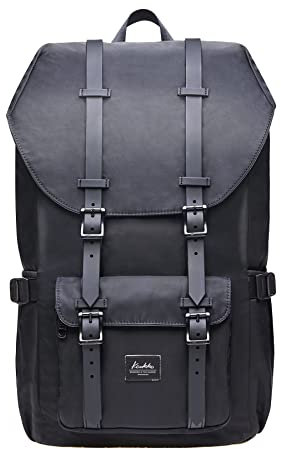 KAUKKO Rucksack Damen Herren Schön und Durchdacht Daypack mit Laptopfach für 15 Notebook für Schule,Uni, 22L