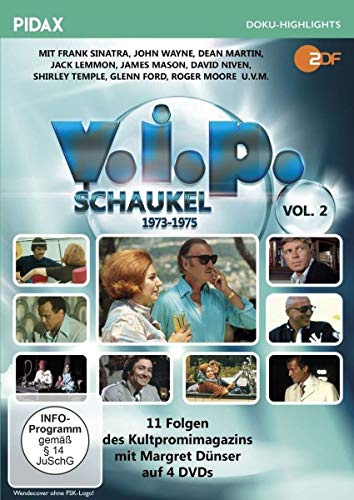 V.I.P.-Schaukel, Vol. 2 (1973 - 1975) / Weitere 11 Folgen des Kultpromimagazins mit Margret Dünser (Pidax Doku-Highlights)